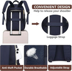 Laptop Backpack for Women, Fits 15.6 Inch Laptop Bag, Fashion Travel Work - Image 5