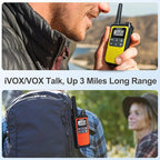 NXGKET Walkie Talkies for Adults Long Rang NOAA Weather Alerts, Rechargeable - Image 4