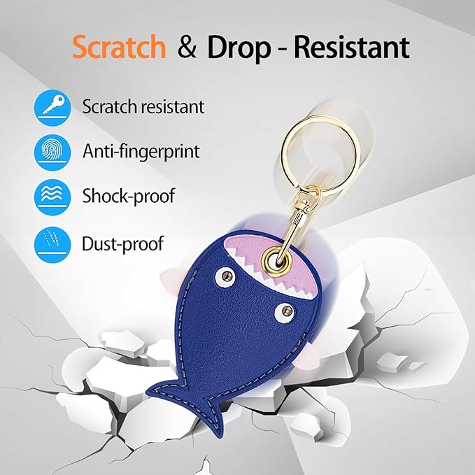 Leather Keychain Case Holder Compatible - Image 3