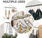 Bathway Gold Shower Curtain Hooks, Shower Curtain Hook Shower Curtain Rings - Image 5