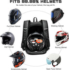 Motorcycle Backpack, waterproof helmet backpack - Image 4