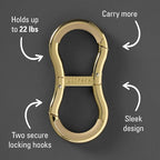 LINK Connector Clip. Women’s Keychain Clip, Fashion Carabiner - Image 3