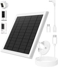 8W Solar Panel for Ring Camera, Solar Panel Charger Compatible by PUUQII