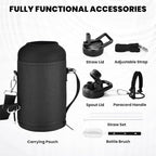 RAYMYLO Insulated Water Bottle 64 oz, Triple Wall Vacuum Stainless Steel - Image 6