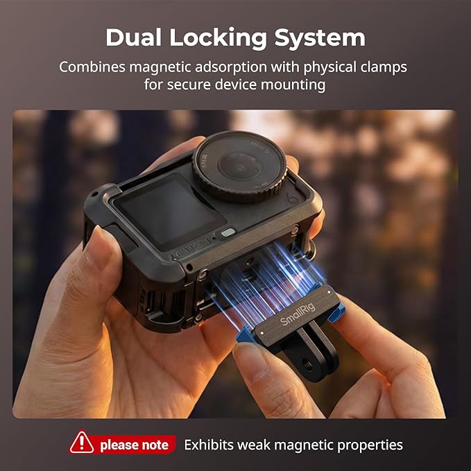 SmallRig Action 6 / Nano Magnetic Quick-Release Adapter Mount - Image 3