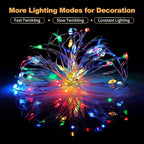 20 Pack Multi-Color LED Fairy Lights Battery Operated, 7FT 20 LED Waterproof - Image 2