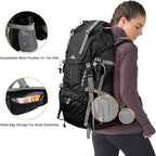 Loowoko 50L Hiking Backpack, Waterproof Camping Essentials Bag - Image 5