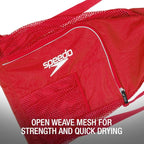 Speedo Unisex-Adult Drawstring Deluxe Ventilator Mesh Equipment Bag - Image 5