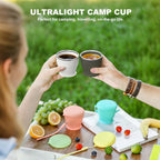 Collapsible Travel Cup, BPA-Free Reusable Water Cup, Lightweight Drinking Cups - Image 9