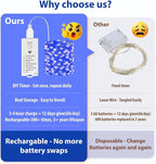 HXWEIYE Rechargeable Fairy Lights - Image 7