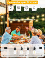 Brightever LED Outdoor String Lights, 60FT Patio Lights - Image 3