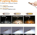 VAVOFO Rechargeable Book Light for Reading in Bed Kids, 7 LED Reading Light - Image 3