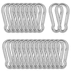 30PCS M8 Heavy Duty Carabiner Clip, 3Inch Snap Hook Quick Link Small Carabiner by XHAMXE