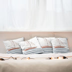 Ambesonne Nautical Throw Pillow Cushion Case Pack of 4, Let Your Dreams Sail - Image 6