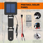 6V Solar Panel for Deer Feeder, Efficient Solar Panel Charger w/Adjustable - Image 3