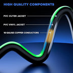 Maximm 15 Ft Black, Heavy Duty 16 AWG, ETL Listed - Image 5