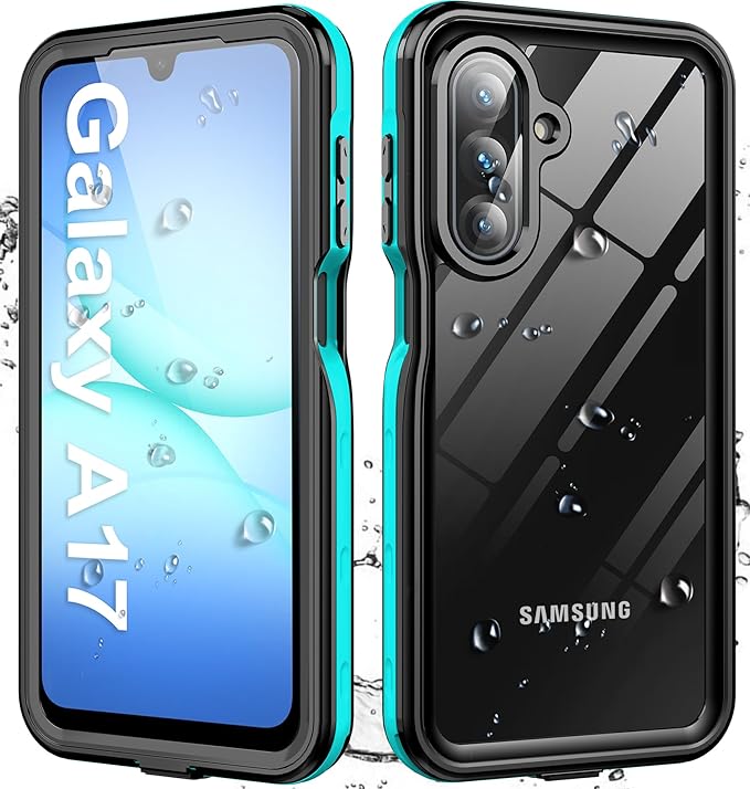 for Samsung Galaxy A17 5G Phone Case Waterproof, Rugged Full Body Underwater by Hllhunkhe