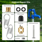 MEASUREMAN Yard Hydrant Repair Kit, Frost Proof Outdoor Faucet Replacement Parts - Image 2
