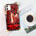 Compatible with iPhone 11 Case, Elegant High Heels Luxury Golden Decoration - Image 7