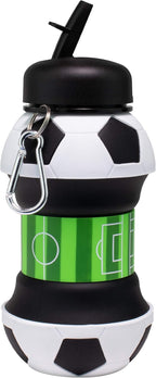 Maccabi Art Collapsible Silicone Soccer Ball Water Bottle - Image 2