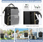 Focdod Women Laptop Backpack Work Bag - Image 3