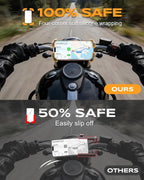 Zewdov Motorcycle Phone Mount, Upgrade Bike Phone Holder, 360° Rotatable Phone - Image 7