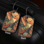 2Pcs Vintage Hummingbird Luggage Tags - Image 2