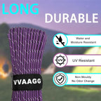 VVAAGG Reflective Paracord Rope 100FT, 7 Strand Nylon para Cord Lanyard Utility - Image 4