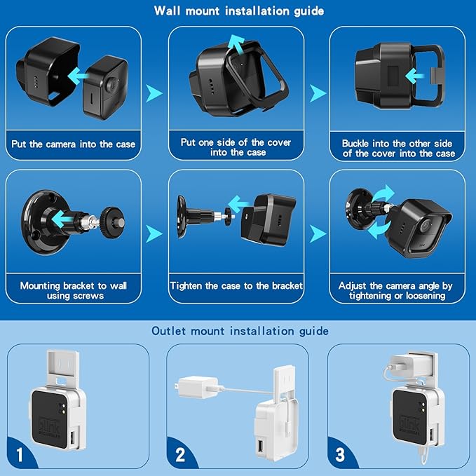 Hogee All-New Blink Outdoor 4 Camera, Weatherproof Protective Housing and 360 - Image 6