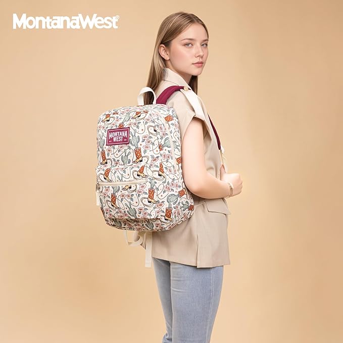 Montana West Backpack for Women Men 2 PCS Lightweight College Bookbags Casual - Image 6