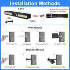 Aolyty Solar Lights Outdoor, 3 Work Modes Solar Strobe Lights Waterproof - Image 5