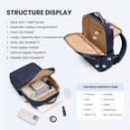Laptop Backpack for Women, Work Business Traval Computer Backpacks - Image 3