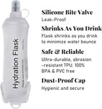 2Pcs 500ml Soft Flask, TPU Collapsible Soft Water Bottle - Image 2