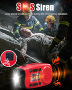 Runningsnail Emergency Weather Radio, 7400mWh Hand Crank Emergency Radio - Image 5