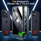 SPIDERCASE for iPhone 16e Case/iPhone 17e Case Waterproof, Built-in Screen & - Image 2