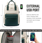 LOVEVOOK Laptop Backpack for Women 15.6 Inch Laptop Bag - Image 5