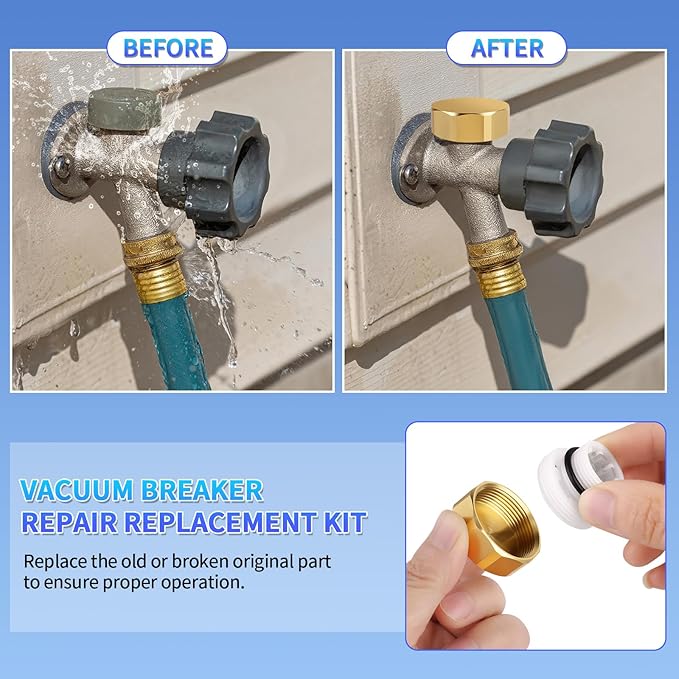 Boltigen Outdoor Faucet Repair Kit, Vacuum Breaker Outside Faucet Set - Image 5