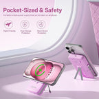 Magnetic Portable Charger Built-in Cables, 10000mAh Fast Charging Wireless - Image 8