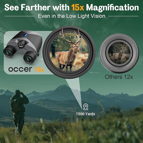 15x30 Compact Binoculars for Adults and Kids - Image 2