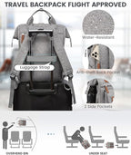 LOVEVOOK Laptop Backpack for Women Work Travel Commuter Teacher Backpack - Image 3