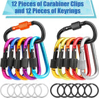 Cridoz Locking Carabiner D Ring Clips - Image 2