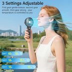 HandFan 10400mAh Handheld Fan Rechargeable, 40Hrs Long-Lasted Hand Fan - Image 4