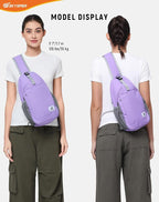 SKYSPER Sling Bag RFID Cross Body Bag Recycled Crossbody Backpack Travel Daypack - Image 6