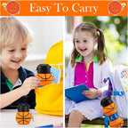 Layhit 8 Pcs Basketball Water Bottles 18oz Collapsible Basketball Water Cups - Image 6