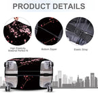 ANNA QUEEN Cherry Blossom Luggage Cover, Elegant Pink Sakura Design Suitcase - Image 4