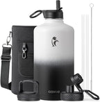 Coolflask 128 oz Gallon Water Bottle Insulated by Coolflask