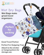 ALVABABY 2pcs Waterproof Wet Dry Bags, Reusable - Image 5