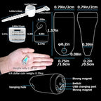 USB Mini LED Lantern, 2 Pack Waterproof EDC Keychain LED Flashlight - Image 4