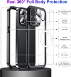 Temdan Compatible with iPhone 14 Pro Max Case Waterproof, Built-in Screen & - Image 5