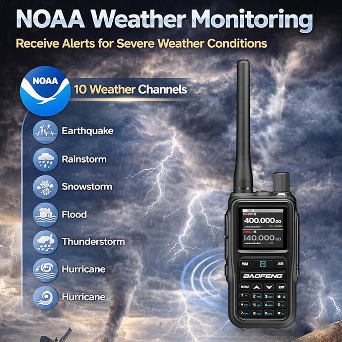 BAOFENG UV-5R Mini Ham Radio: Long Range Handheld Two Way Radio - Image 5